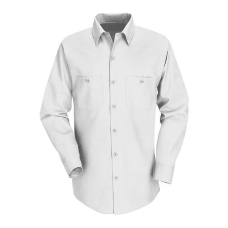 Vf Imagewear Red Kap Men's Industrial Work Shirt Long Sleeve White Regular-M SP14 SP14WHRGM